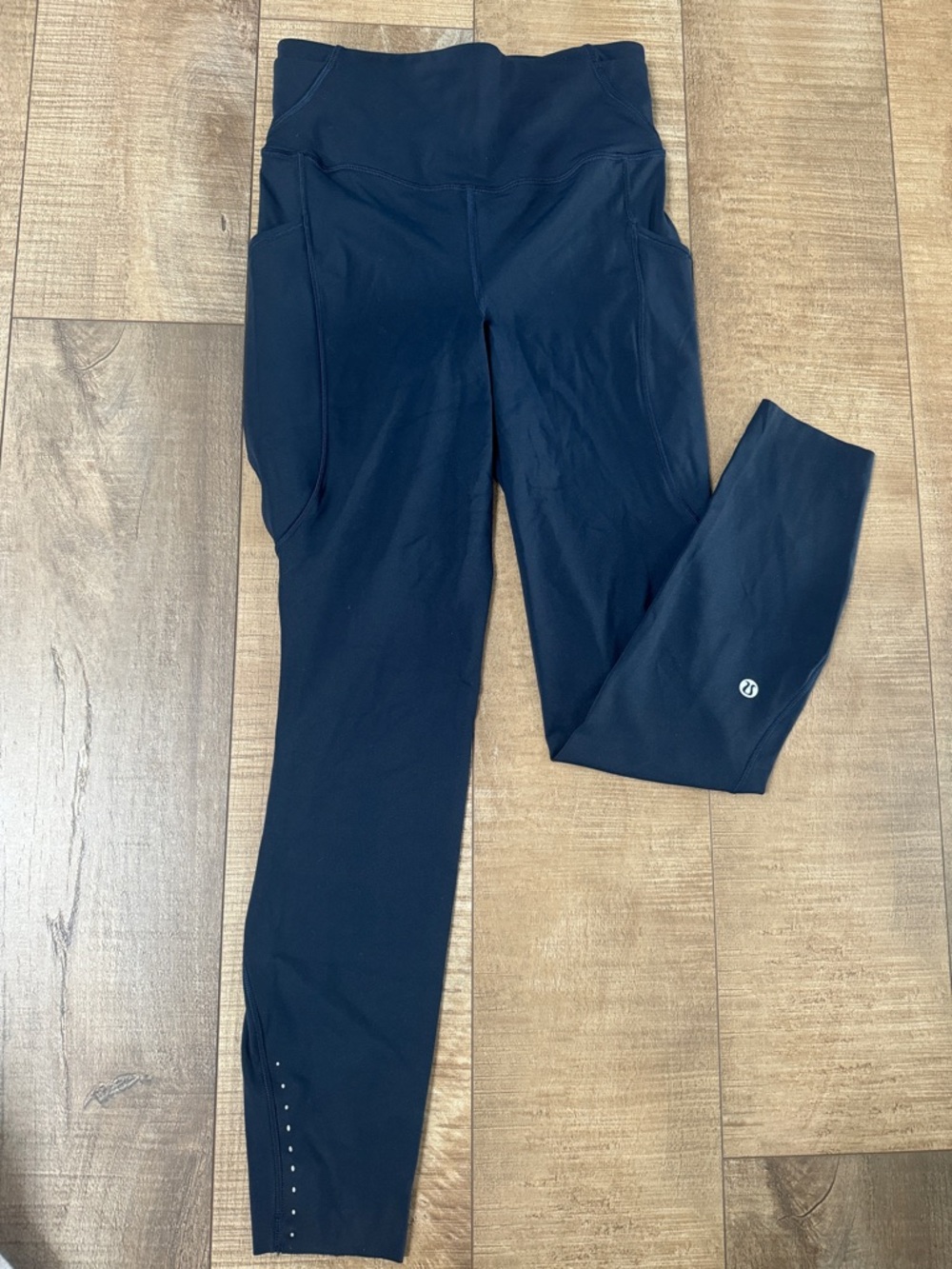 Lululemon athletica Navy High-Rise Free & Fast Leggings